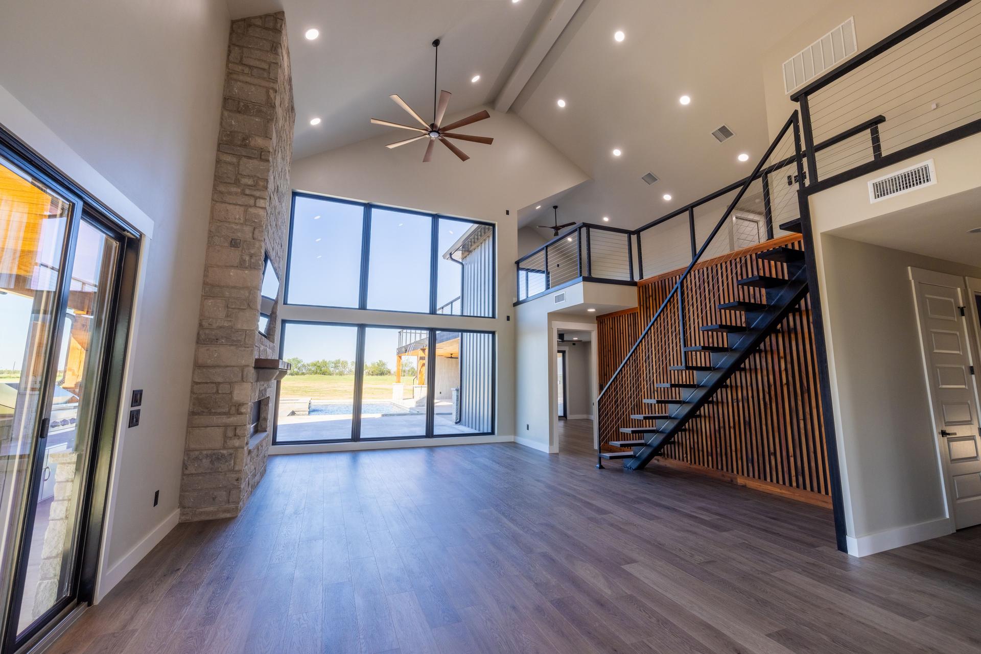 Living Area in a Modern Luxury Home